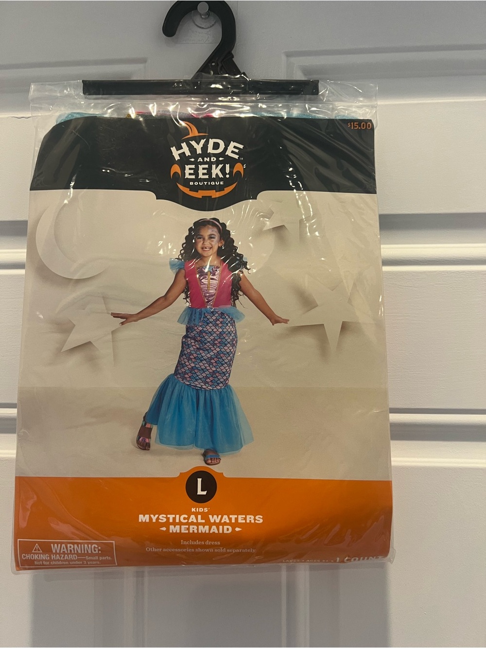 Halloween Costume Hyde Eek Girl Dark Mystical Waters Mermaid Large 10-12 New